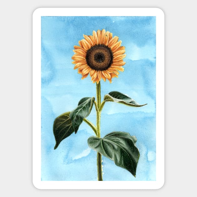 Sunflower Sticker by alexgraybergh